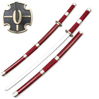 One Piece Anime Cosplay Replica Zoro Wado Ichimonji Sword