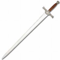 EW-634L - Highlander Macleod Movie Sword 50.5in Ornate Mirror Polished Blade
