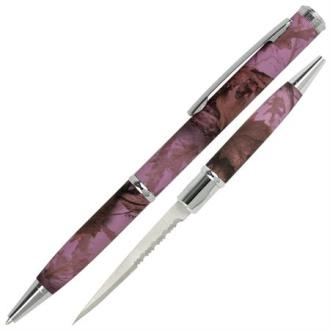 Elegant Executive Dozen Pen Knife Set Pink WG0264HBX - Knives