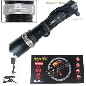 Swat LED Flashlight with Glass Breaker