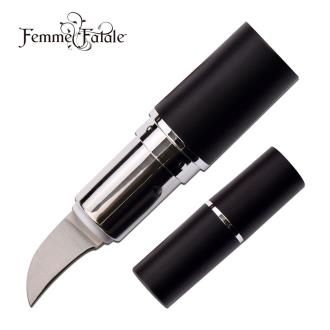 Femme Fatale Lipstick Fixed Blade Knife