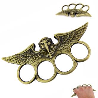 Eagle Winged Brass Knuckle Paperweight