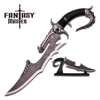Fantasy Master Red Flame Dagger Black Blade
