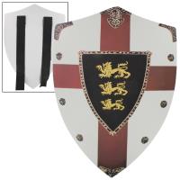 FM1438 - Lionhearted Lion Passant Guardant Medieval Foam Shield