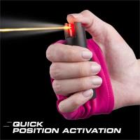 GDIFXOC18-1PK - InstaFire Extreme Self Defense Pepper Spray with Knuckle Defense Pink