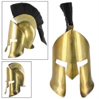 Elite Spartan Warrior Brass Helmet