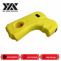 DZS7800-YL - DZS Yellow Hand Pistol Stun Gun With LED Light Rechargeable