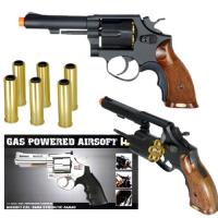 HG-131B - HFC HG-131B Gas Powered Revolver Pistol in Black