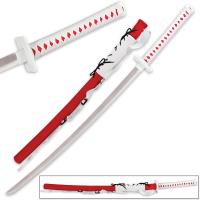 HK-076 - Naruto Anime Omoi Lightning Infused Katana Red Long Sword Steel