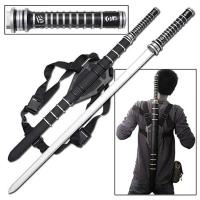 HK-1019 - Blade Sword of the Daywalker and Scabbard Vampire Slayer Steel Replica and Harness
