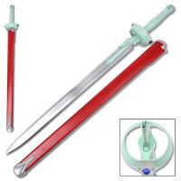 HK-3029 - Sword Art Online Asuna Yuuki White Carbon Steel Replica Sword