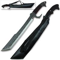 HK-9545 - Flame Breeder Cast Iron Fire Cleaver Demon War Machete Sword