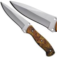 HK0013 - Guerrilla Survival Knife Aus-8 Full Tang Realtree Camo Pattern G