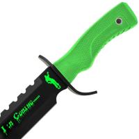 HK0498GN - To the Rescue Killer Bowie Sawback Knife 17 Inches