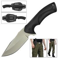 HK1271 - Intimidation Technique Tactical Hunting Knife with Paddle