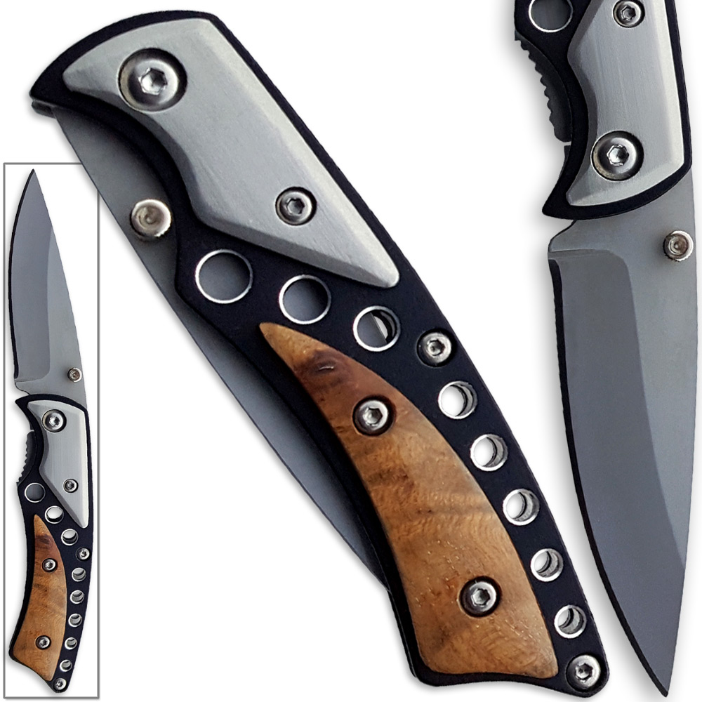 Barracuda Mini Biker Pocket Knife Precision Manual Folder