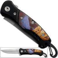 HK2022 - Sonic Banshee Speed Assist Knife with Carabiner Hook Belt Loop