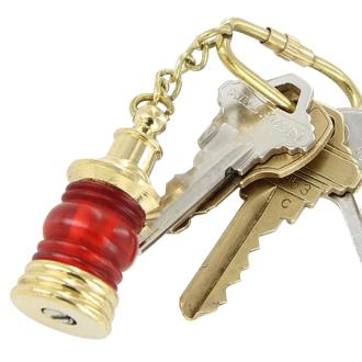 American Railroad Red Lantern Keychain