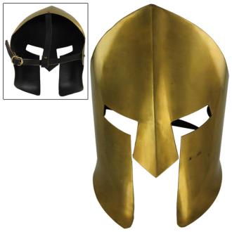 Ancient Spartan Brass Mask