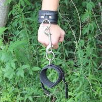 IN13200 - Black on Black Leather Restraints
