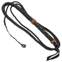 IN13208 - Handmade Spanish Main Leather Bull Whip