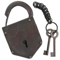 IN1358 - Functional Old Wild West Bank &amp; Post Office Lock