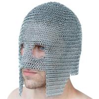 5F1-IN1503 - Medieval Knights 17 Gauge Chainmail Mask