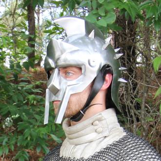 Helmet of the Spaniard Maximus Roman Gladiator