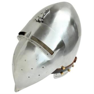 Medieval Bascinet Klappvisor Helmet