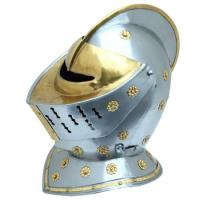 5E4-IN2257 - Helm&#39;s Gates Golden Knight Steel Helmet