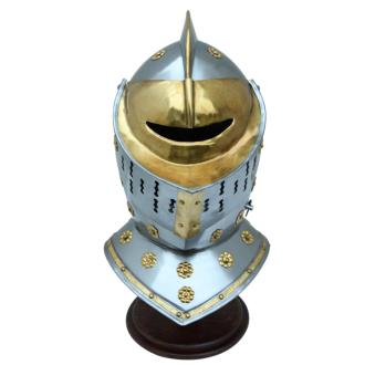 Helms Gates Golden Knight Steel Helmet