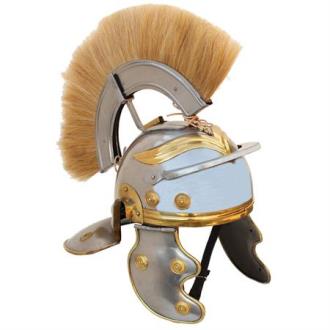 Imperial Roman Centurion Helmet with Blonde Plume