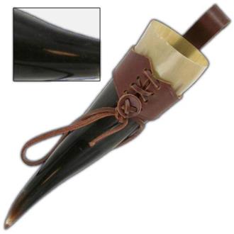 German Drinking Beer Horn Medieval