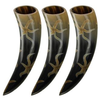 Earth 3 Piece Drinking Horn Set