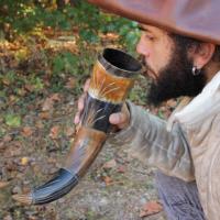 IN4244LHBR - Muses Mead Drinking Horn