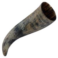 IN4257HR - Distressed Raider Viking Horn with Rack