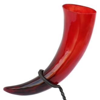 Blood Moon Drinking Horn with Stand