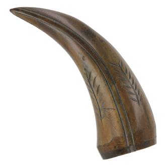 Botanical Cow Horn Paperweight