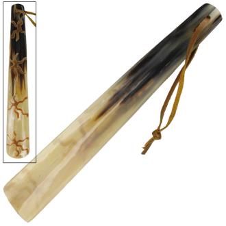 Earth and Fire Cow Horn Flat Shoehorn
