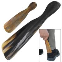 IN4812 - Tiki Face Cow Horn Shoe Horn