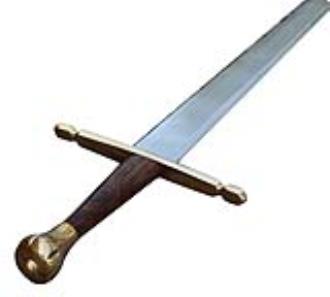 Medieval European Decorative Display Sword Scabbard Included