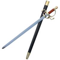 IN60257 - Fully Functional Golden Swept Hilt Rapier