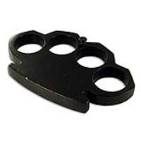 IN60723BK - Ten Thousand Fists Mild Steel Black Knuckle Belt Buckle Paper Weight Accessory