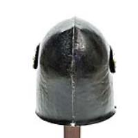 IN60813 - Armory Replicas The Cursed Black Knight Functional Medieval Helmet Armor