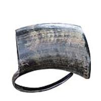 IN60816XXL - The Hooded Raven Distressed Raider XXL Viking Drinking Horn Tankard Mug [2XL]