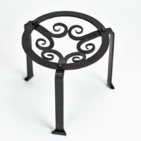 IN60843 - Hand Forged Medieval Iron Grill Stand