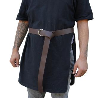 Simple Brown Medieval Leather Belt