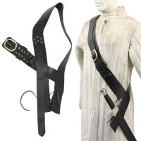 IN6421BK - Kings Guard Medieval Baldric Belt Black