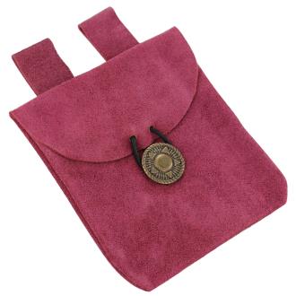 Keen Charisma Pink Suede Leather Pouch