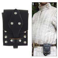 IN6723BK - Genuine Leather Last Ride Belt Pouch